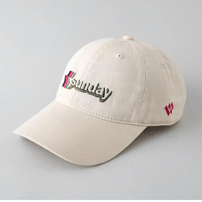 Maroon Vintage Letter Embroidered Baseball Cap Unisex - Image 9