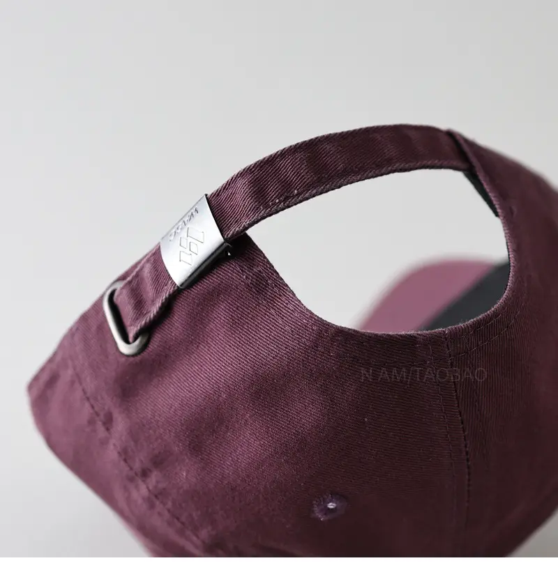 Maroon Vintage Letter Embroidered Baseball Cap Unisex — feature 9