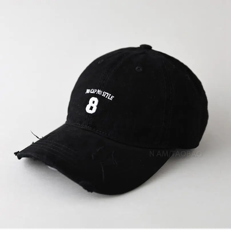 Black Digital Embroidered Baseball Cap for Men Women - Image 12