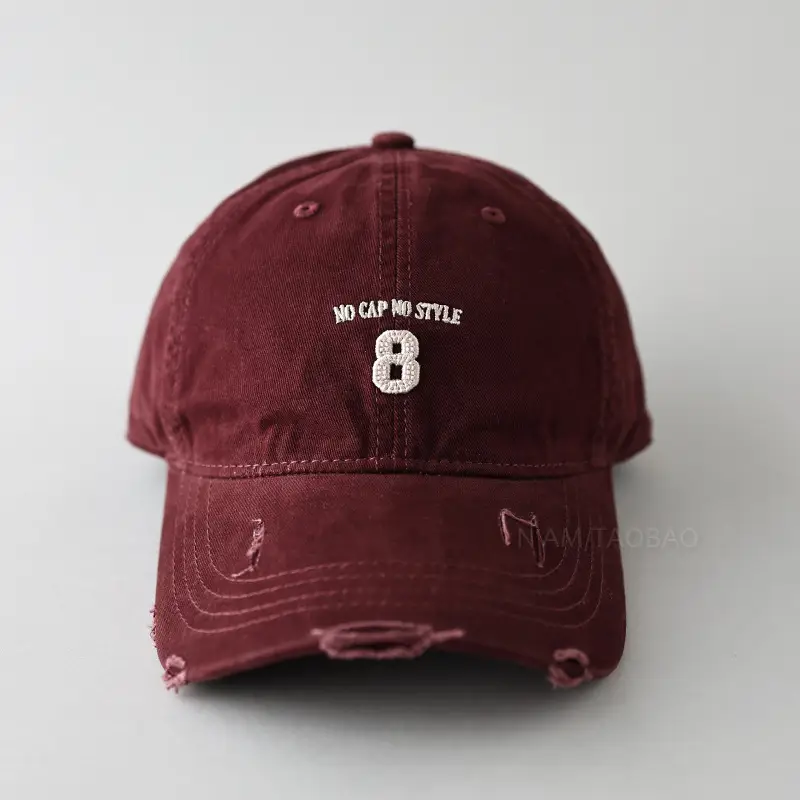 Black Digital Embroidered Baseball Cap for Men Women — feature 11