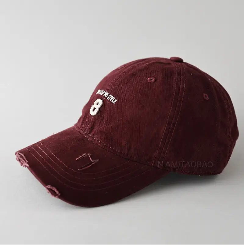 Black Digital Embroidered Baseball Cap for Men Women — feature 12