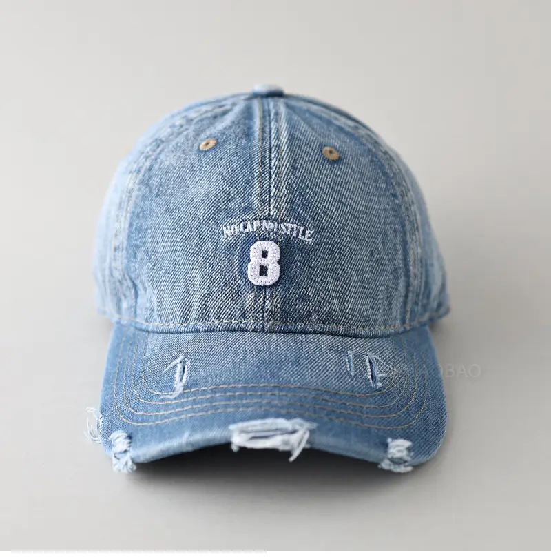 Black Digital Embroidered Baseball Cap for Men Women — feature 15