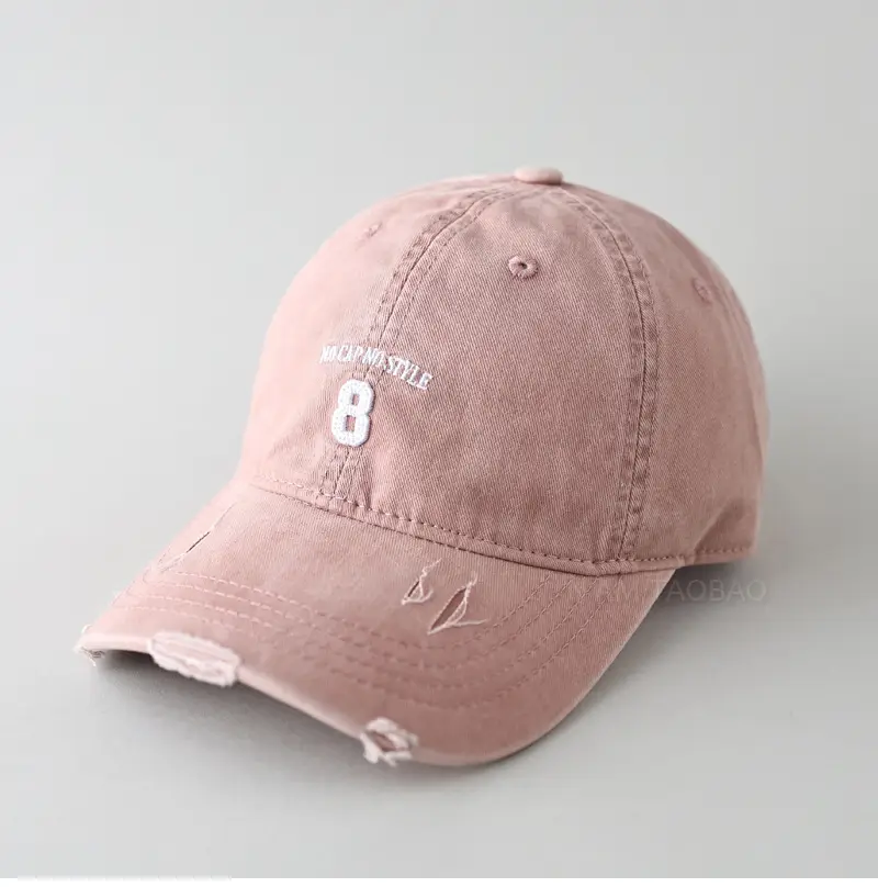 Black Digital Embroidered Baseball Cap for Men Women - Image 7