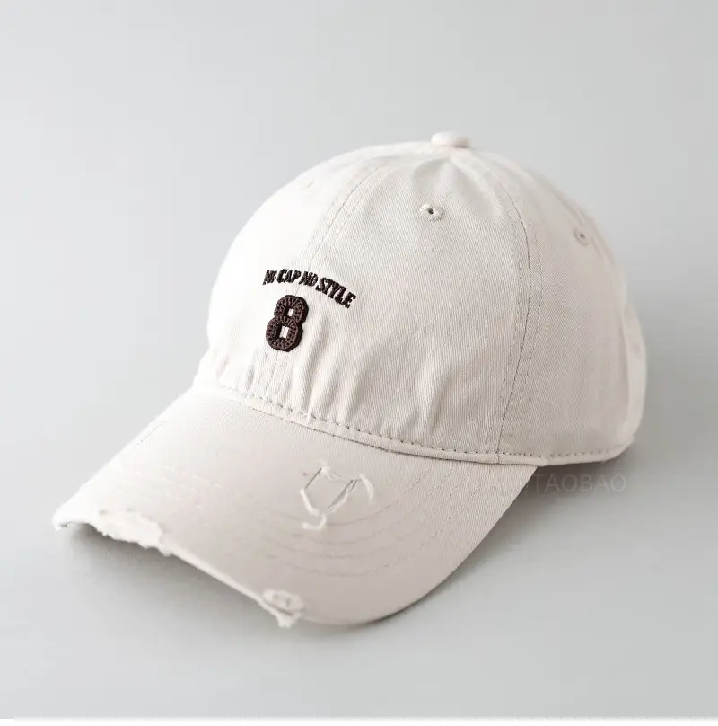 Black Digital Embroidered Baseball Cap for Men Women - Image 8