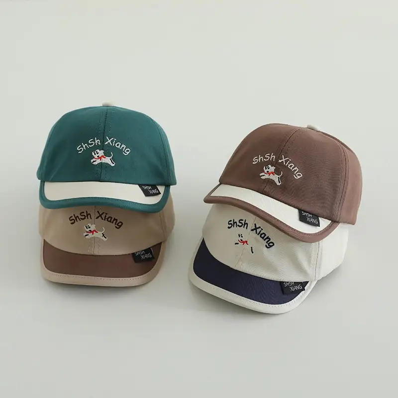 Baby Hats Spring Autumn Cartoon Short Brim Cap - Image 8