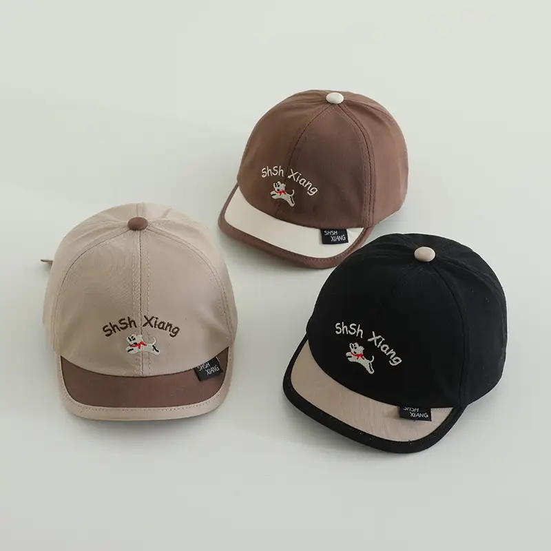 Baby Hats Spring Autumn Cartoon Short Brim Cap - Image 10