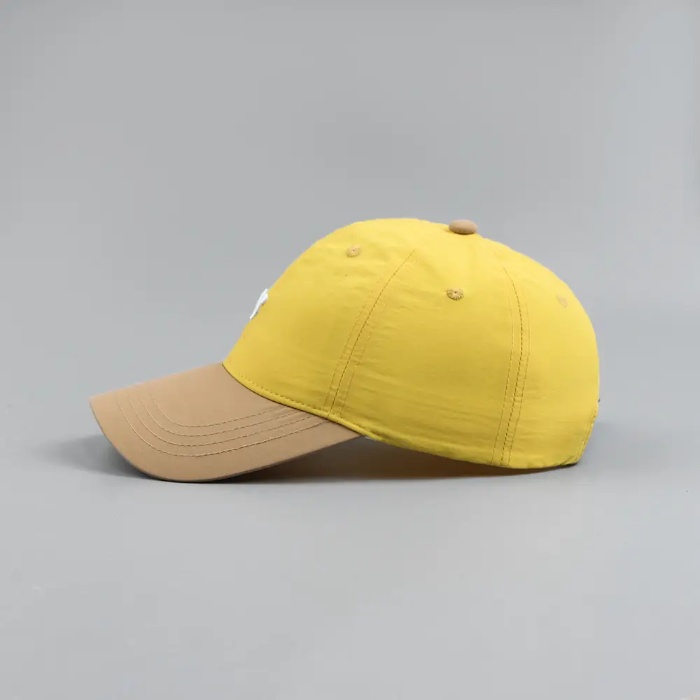 Japanese Style Yellow Baseball Cap for Men Women — feature 5