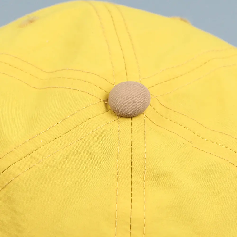 Japanese Style Yellow Baseball Cap for Men Women — feature 9