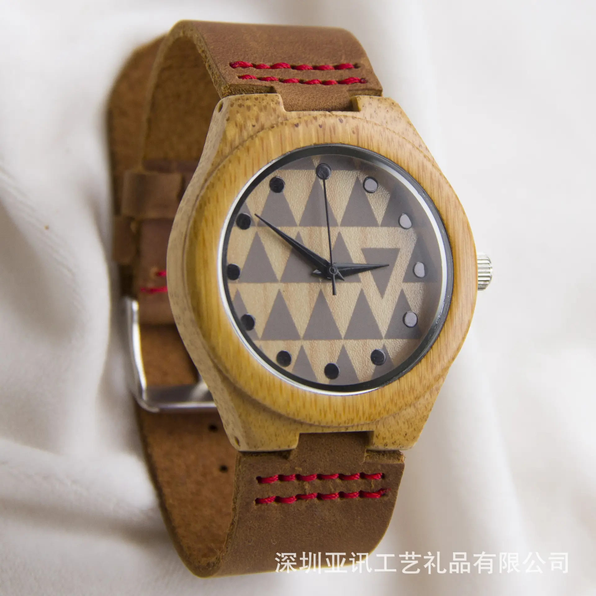 Classic Wooden Belt Watch for Men Women Black Pointer - Image 6