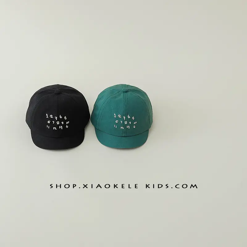Baby's White Embroidered Baseball Cap - Image 9