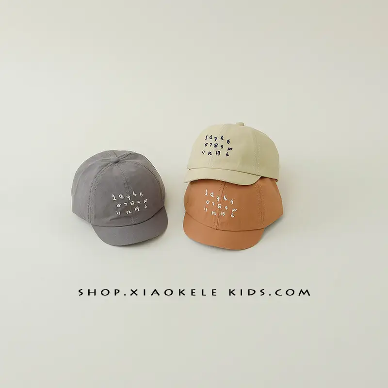 Baby's White Embroidered Baseball Cap - Image 11