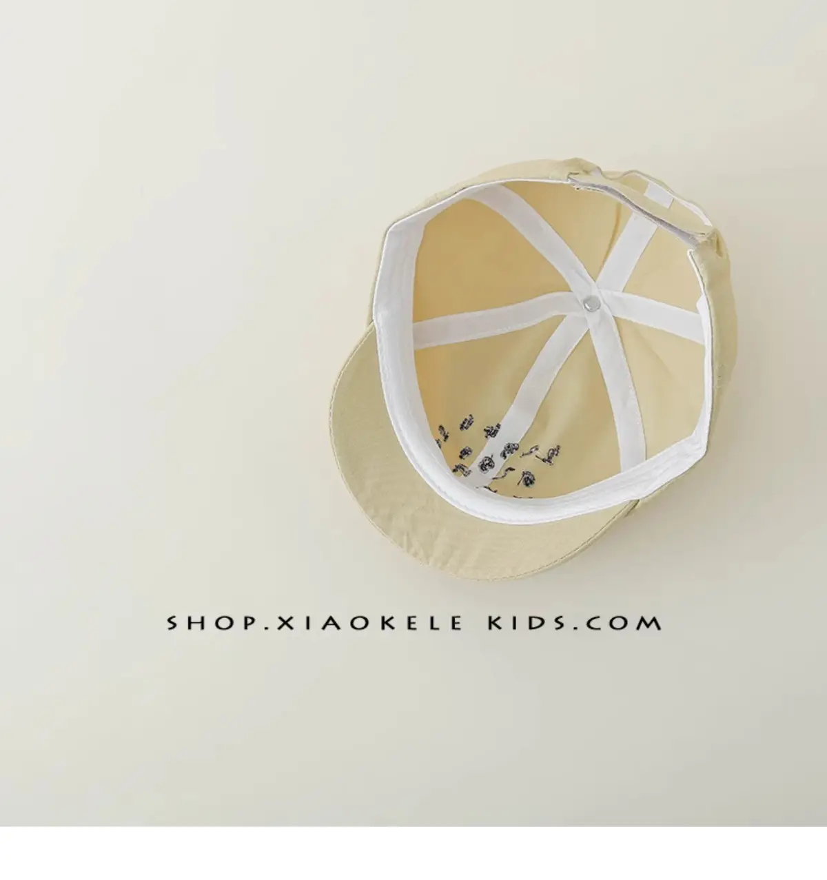 Baby's White Embroidered Baseball Cap — feature 12