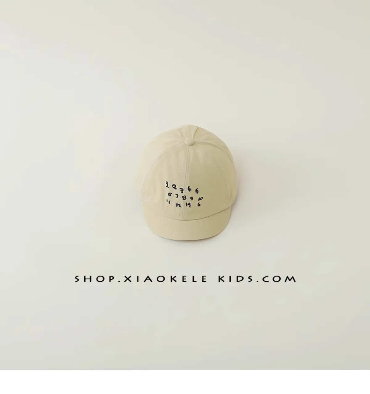Baby's White Embroidered Baseball Cap — feature 15