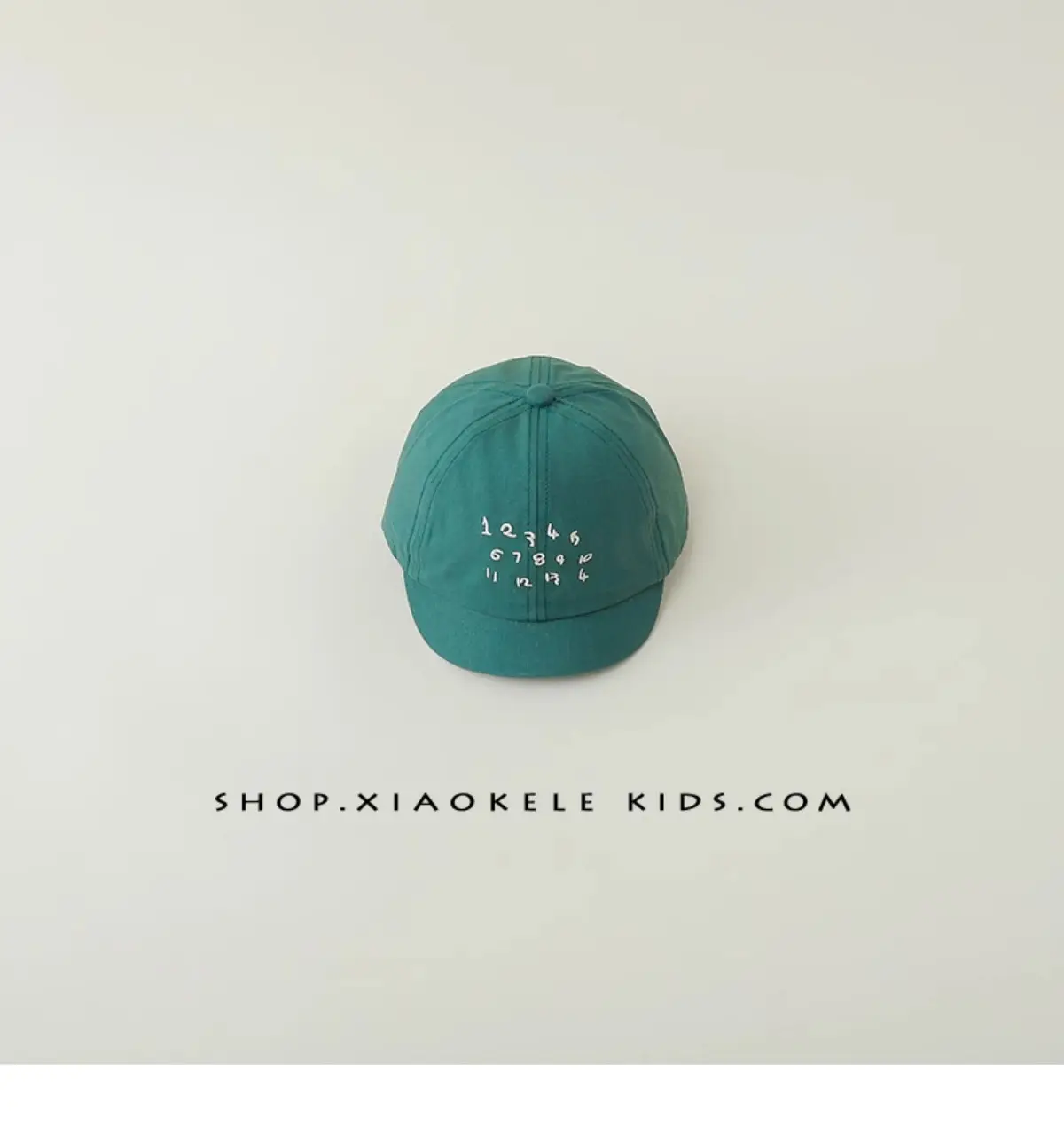 Baby's White Embroidered Baseball Cap — feature 16