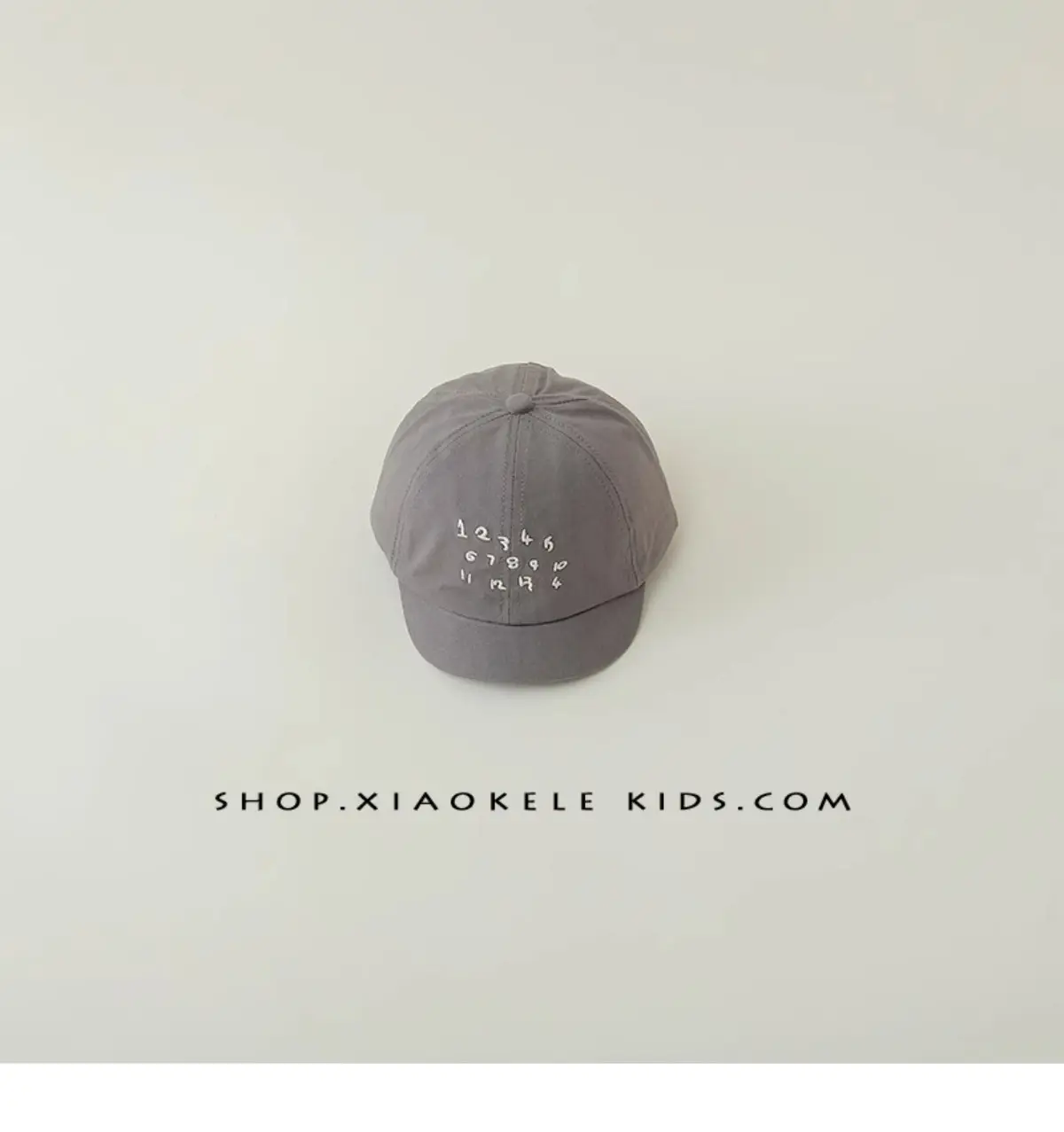 Baby's White Embroidered Baseball Cap — feature 18