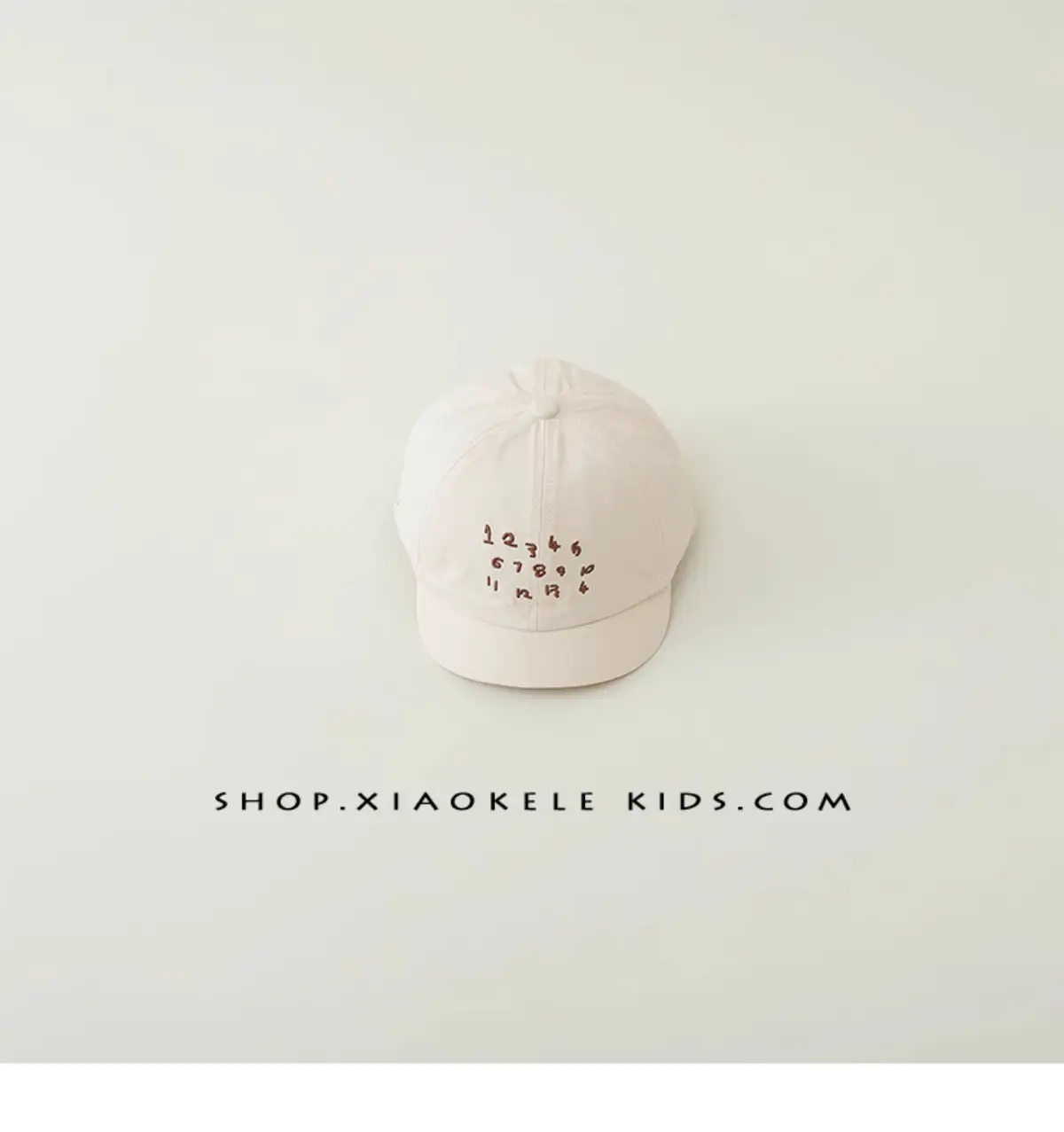 Baby's White Embroidered Baseball Cap — feature 19