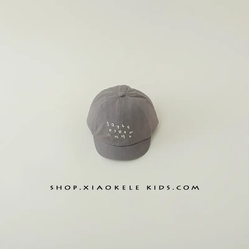 Baby's White Embroidered Baseball Cap - Image 6