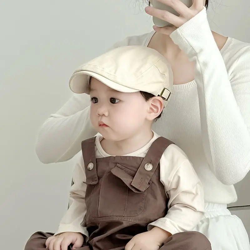 Black Duck Tongue Beret for Boys Girls Summer Hat - Image 10