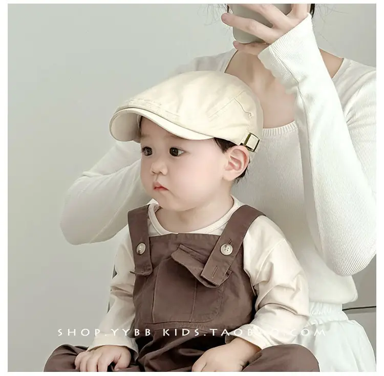 Black Duck Tongue Beret for Boys Girls Summer Hat — feature 6