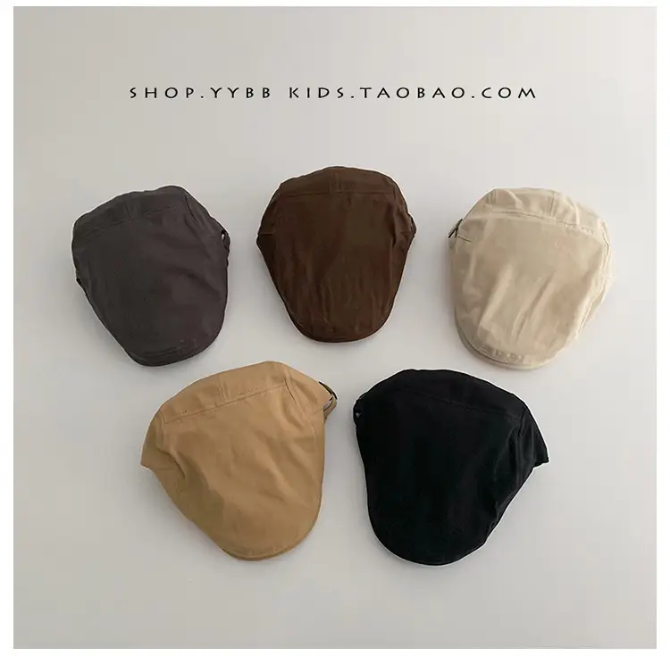 Black Duck Tongue Beret for Boys Girls Summer Hat — feature 9