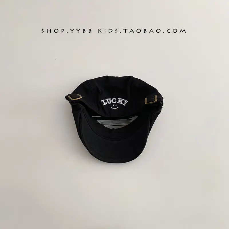 Black Duck Tongue Beret for Boys Girls Summer Hat - Image 2