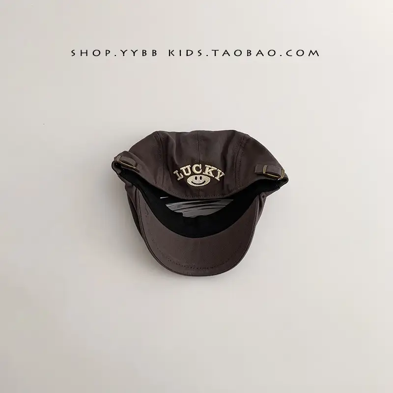 Black Duck Tongue Beret for Boys Girls Summer Hat - Image 4