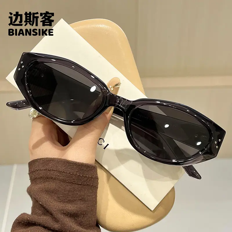 Cat-Eye Sunglasses Black Polarized Men Women - Image 10