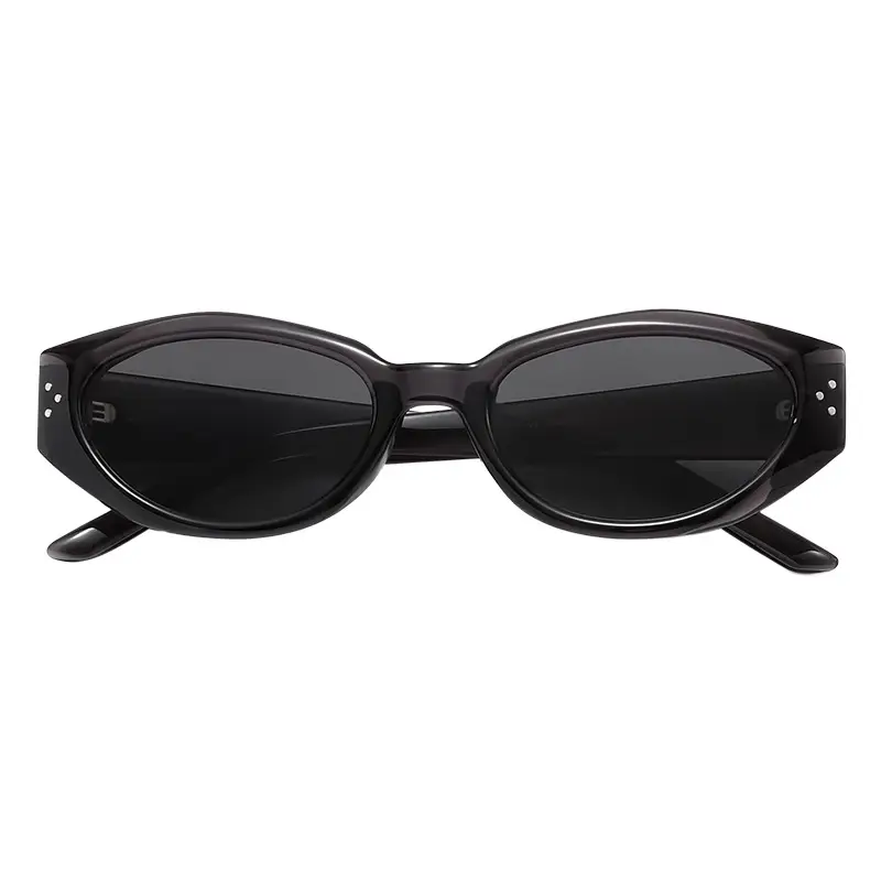 Cat-Eye Sunglasses Black Polarized Men Women - Image 12