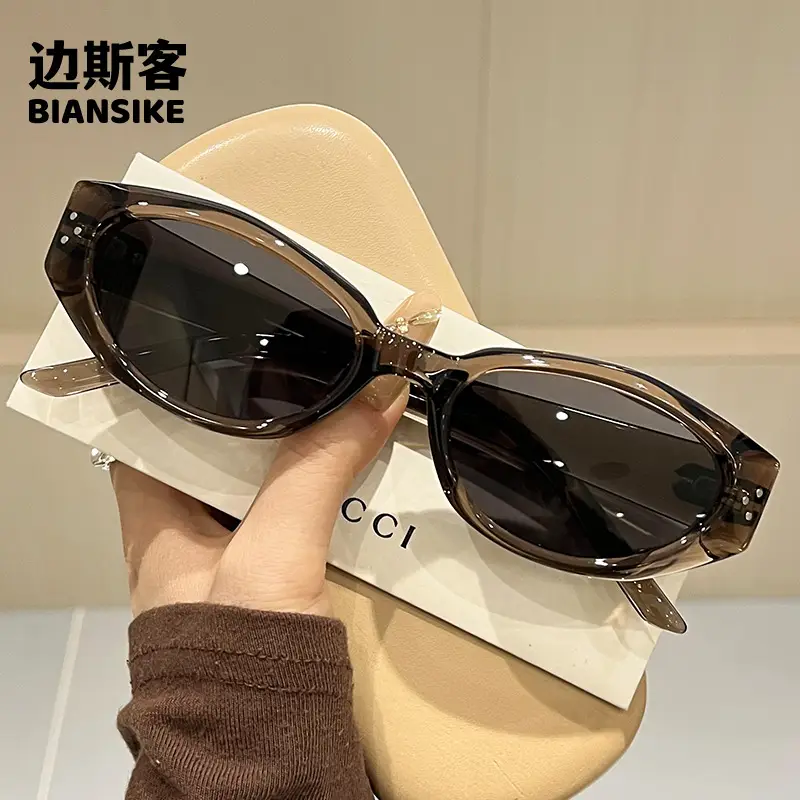 Cat-Eye Sunglasses Black Polarized Men Women - Image 3