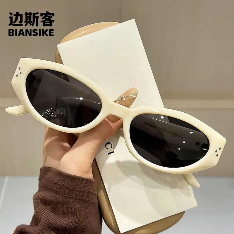 Cat-Eye Sunglasses Black Polarized Men Women - Image 6