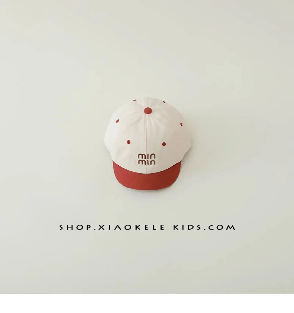 Kids Baseball Caps Black Brown Mini Letter Embroidered β feature 13