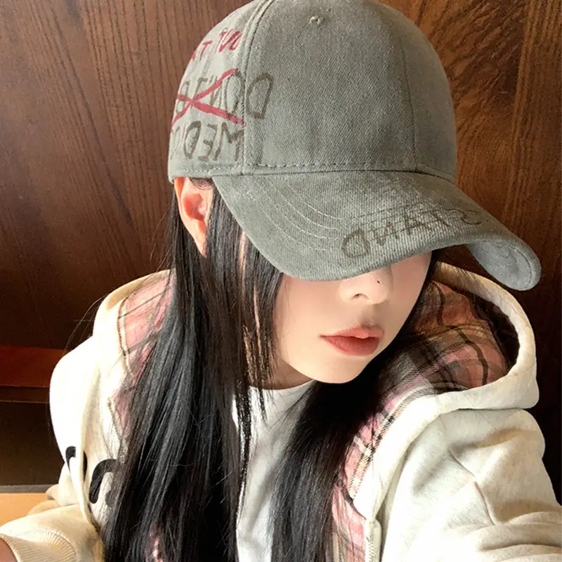 Vintage American Washed Cap Women 2025 High Top - Image 6