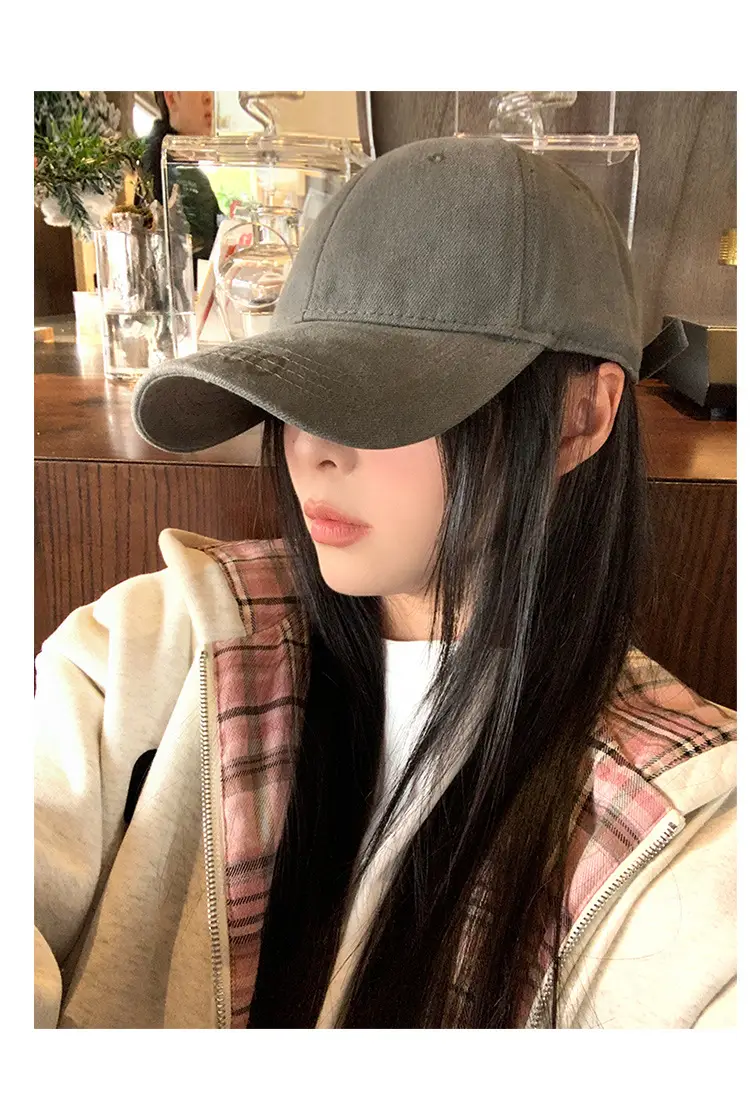 Vintage American Washed Cap Women 2025 High Top — feature 12