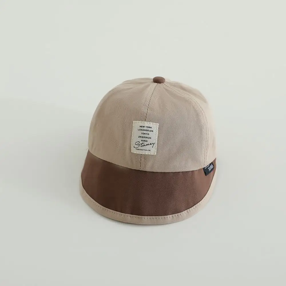 Baby Cap Beige Brown Soft Bristle Summer Sun Hat - Image 2