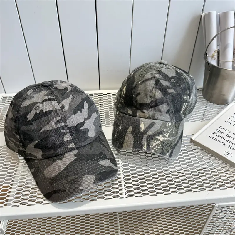 Women Camouflage Curved Eave Cap Sunscreen Baseball Cap - Image 7