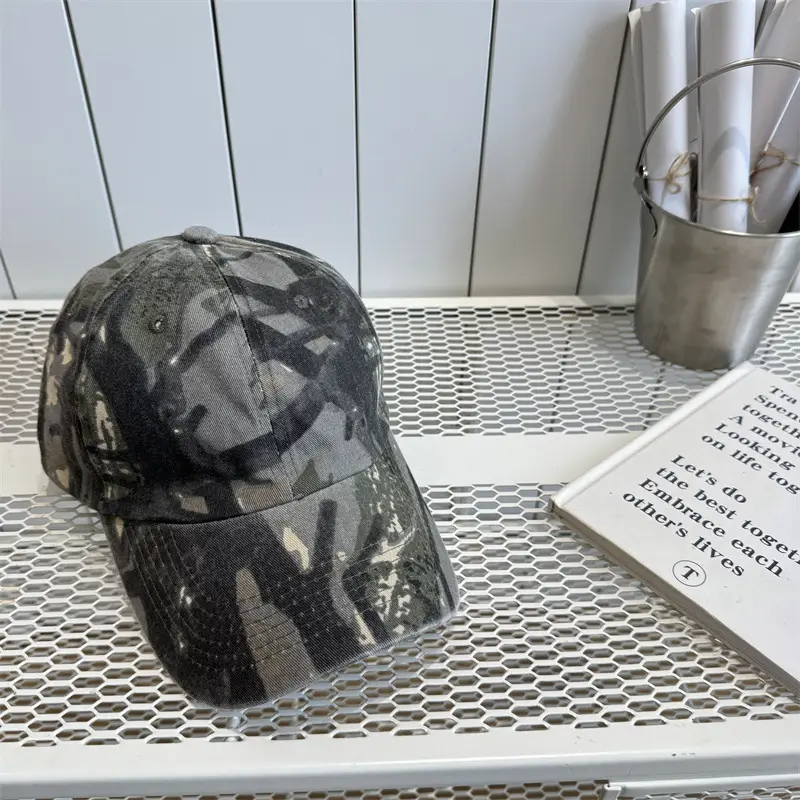 Women Camouflage Curved Eave Cap Sunscreen Baseball Cap - Image 3