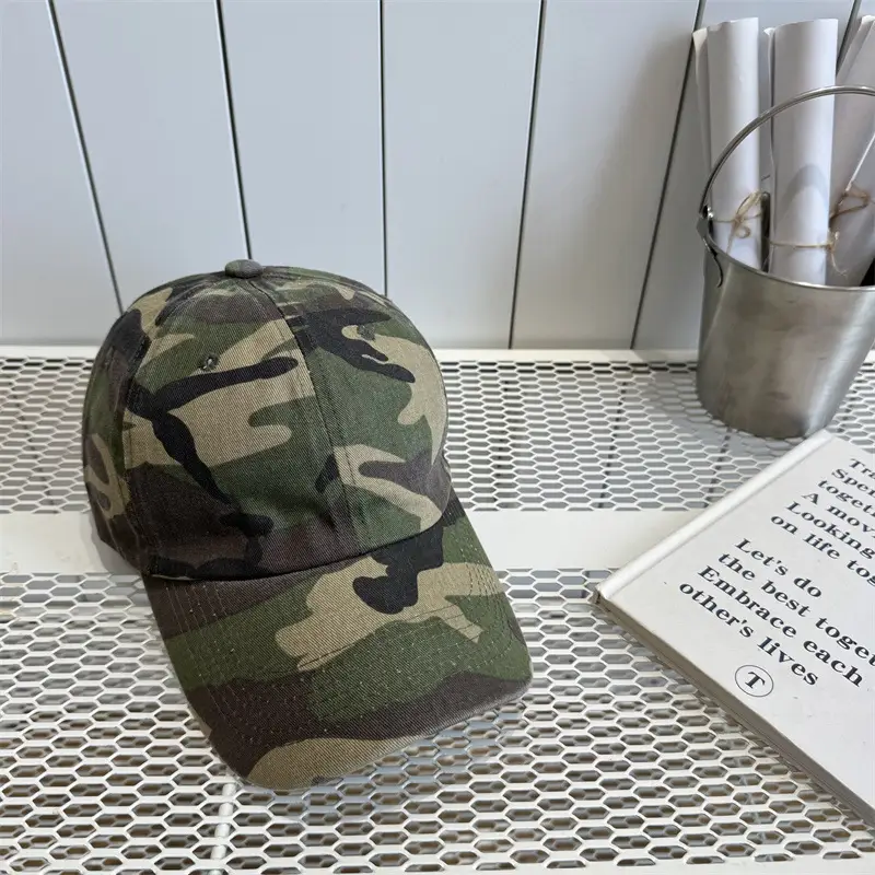 Women Camouflage Curved Eave Cap Sunscreen Baseball Cap - Image 4