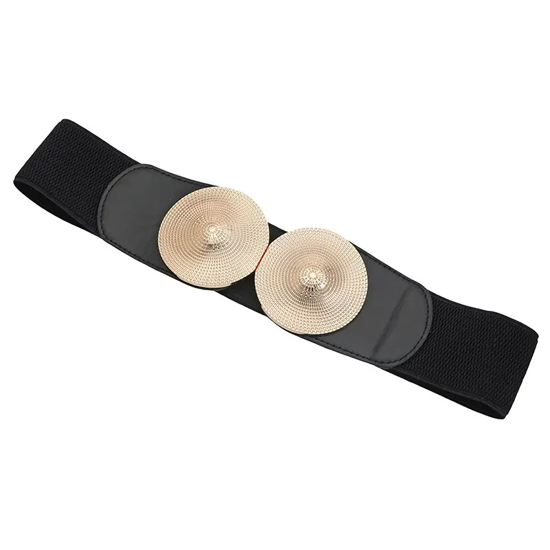 Women's Decorative Elastic Waist Buckles Belt - Image 6
