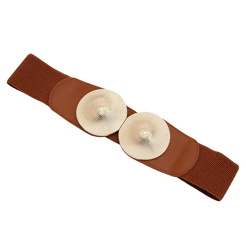 Women's Decorative Elastic Waist Buckles Belt — feature 42