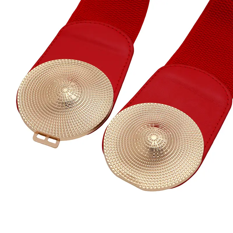Women's Decorative Elastic Waist Buckles Belt — feature 45
