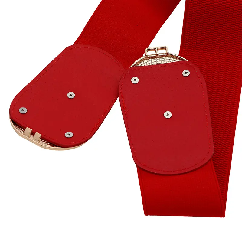 Women's Decorative Elastic Waist Buckles Belt — feature 46