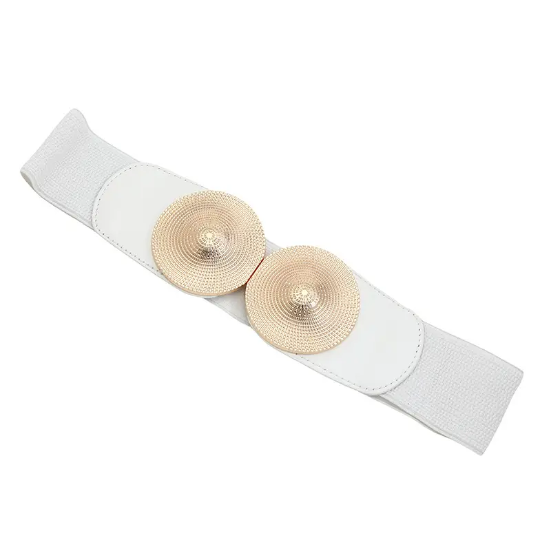 Women's Decorative Elastic Waist Buckles Belt - Image 4