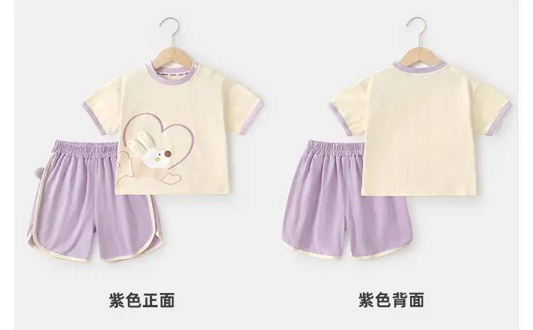 Kaka Panda Boys Summer T-Shirt Shorts Set — feature 13