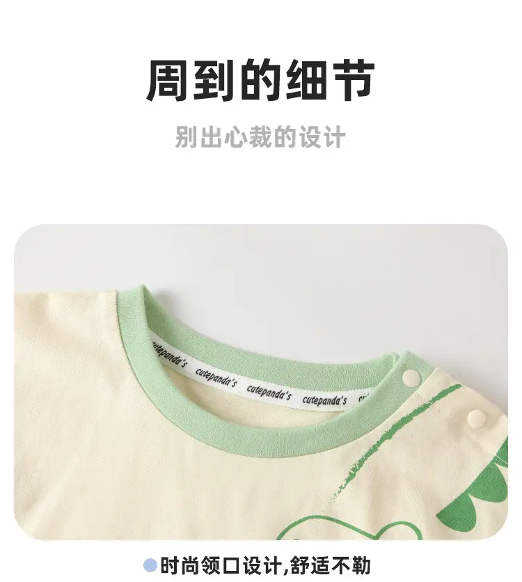 Kaka Panda Boys Summer T-Shirt Shorts Set — feature 14