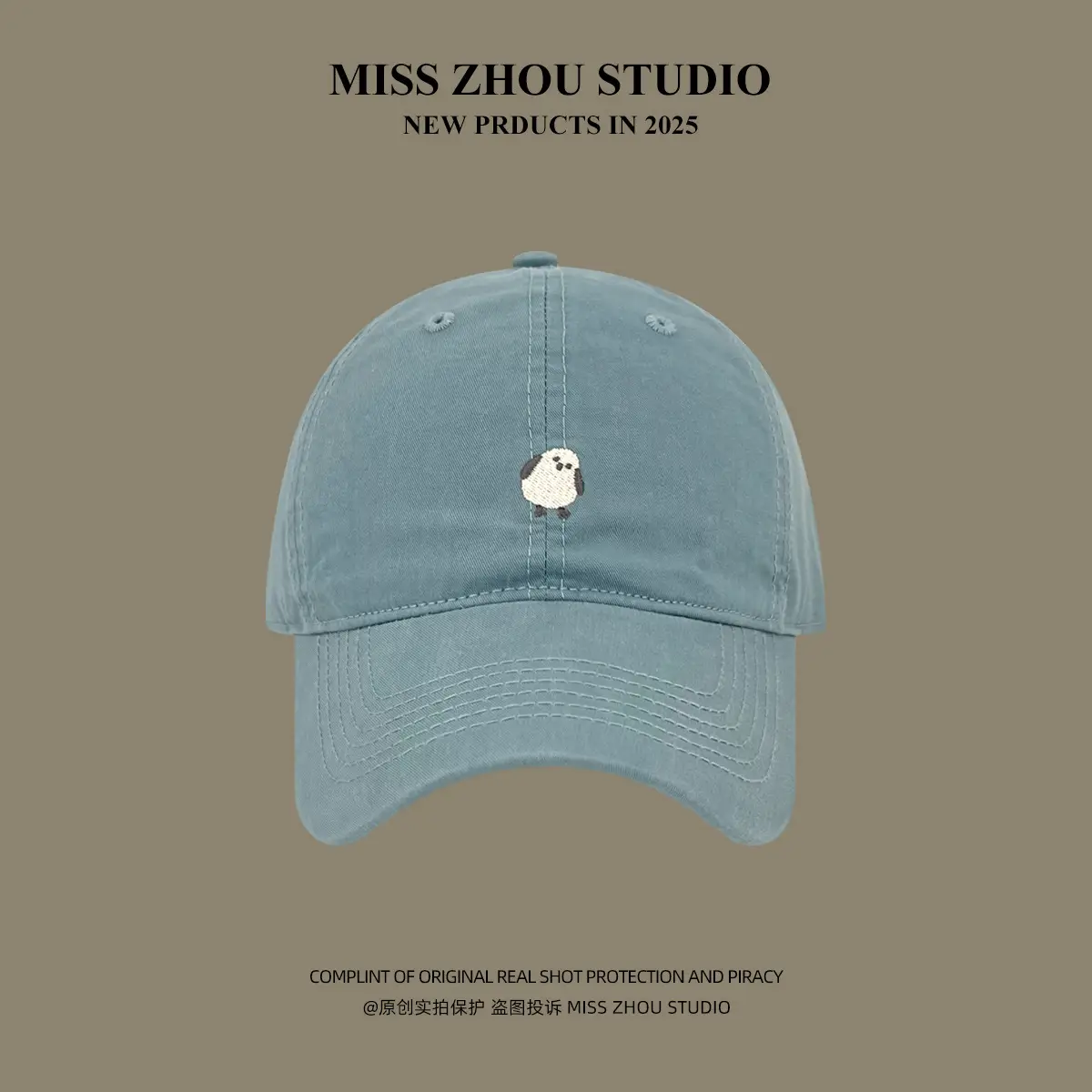 Miss Zhou Bird Cap for Girls Women Tan 2025 - Image 6