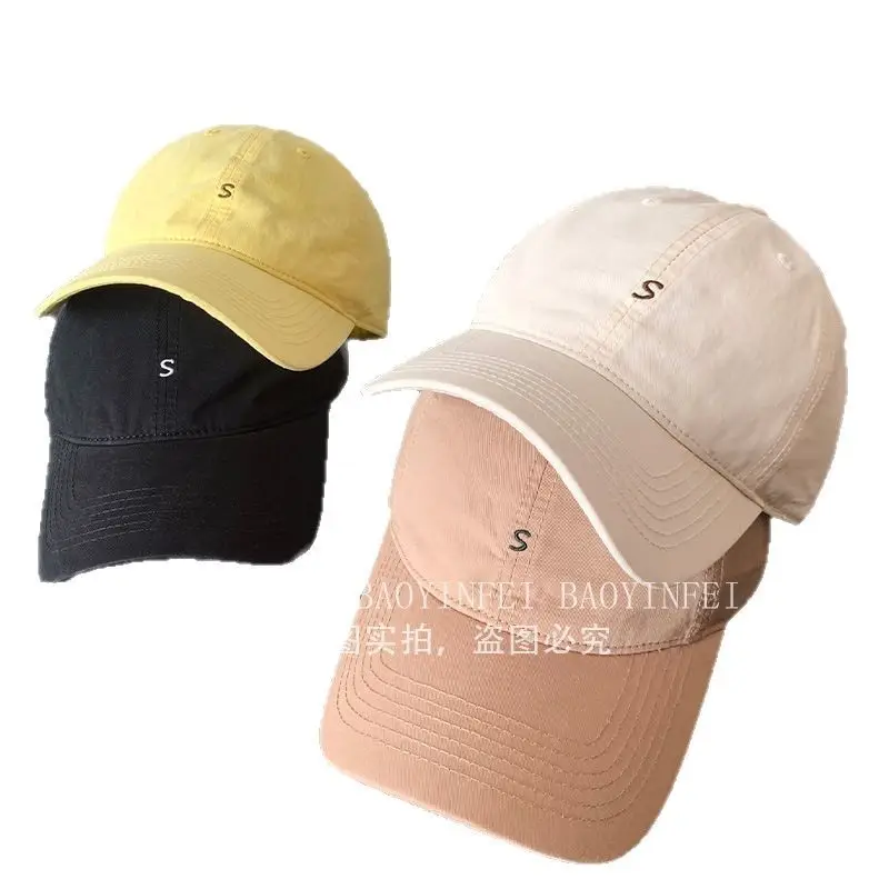 Letter Pink Baseball Cap Women Soft Wide Brim - Image 12
