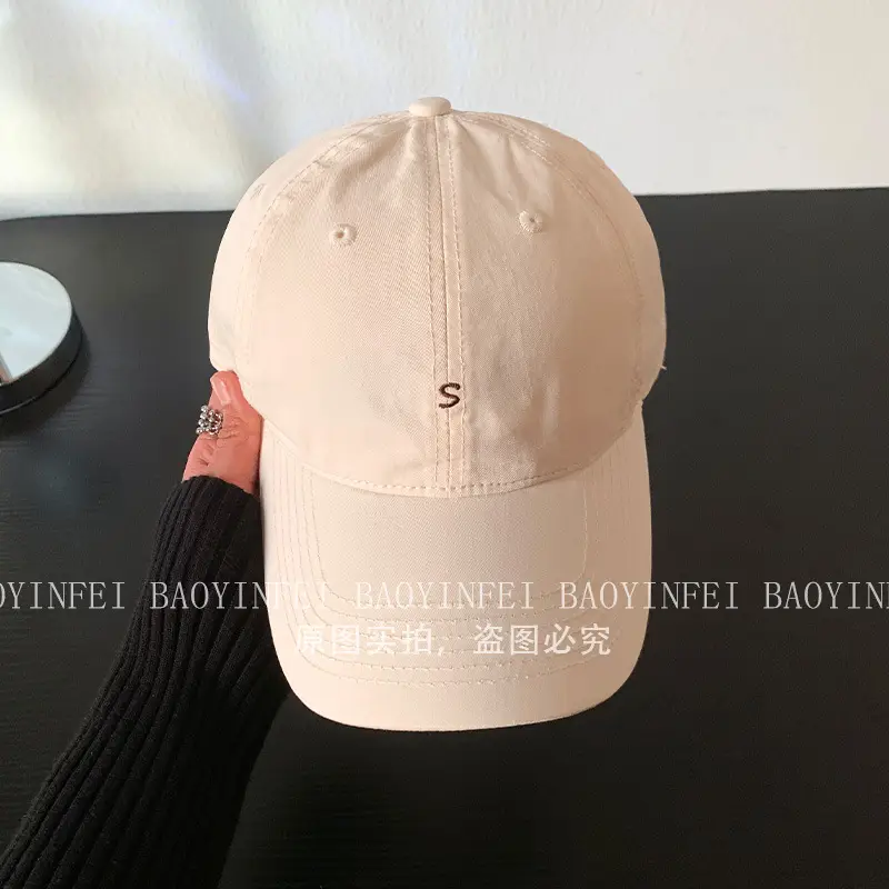 Letter Pink Baseball Cap Women Soft Wide Brim - Image 7