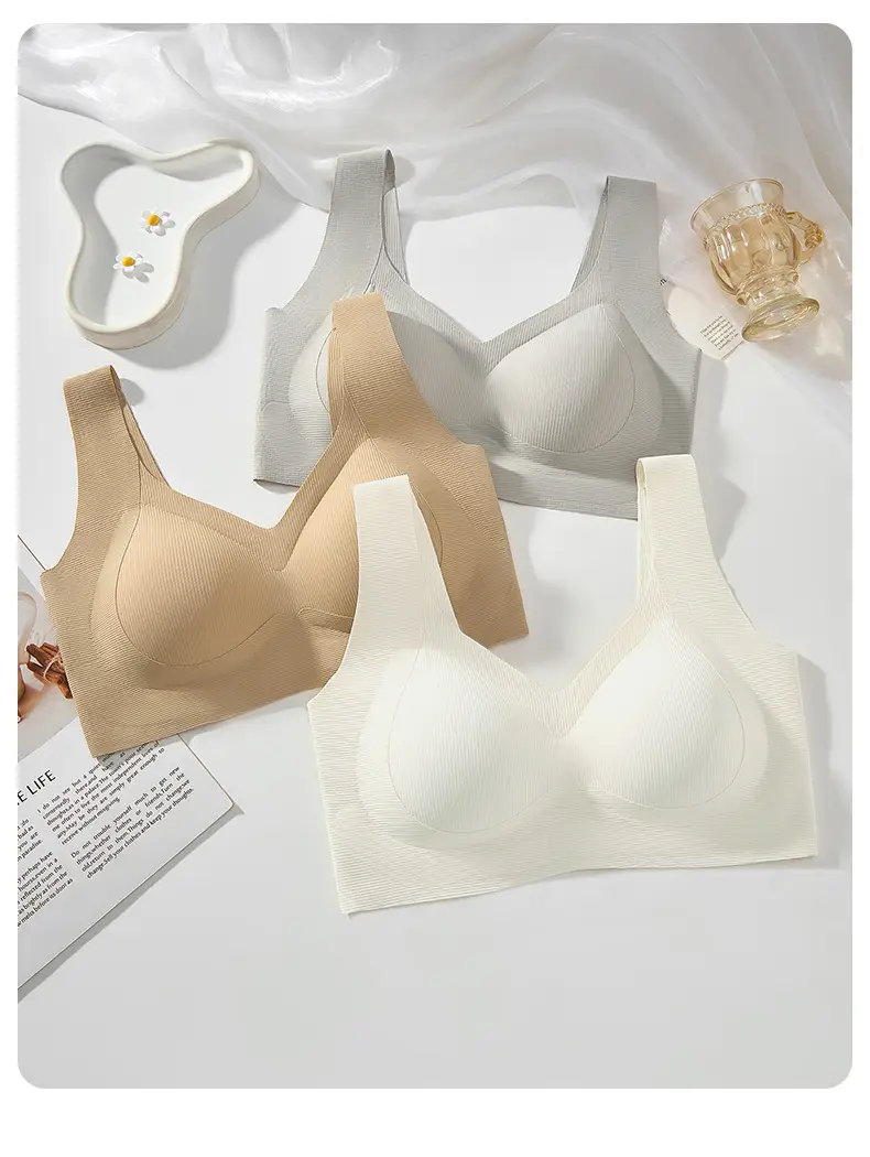 Red Underwear Women's Big Chest Showing Small Gather-up Accessory Bra 2025 — feature 21