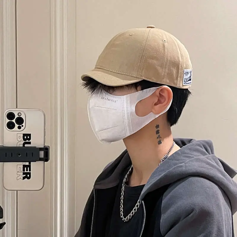 Men's Short Brim Cap Korean Style Baseball Cap - Image 2