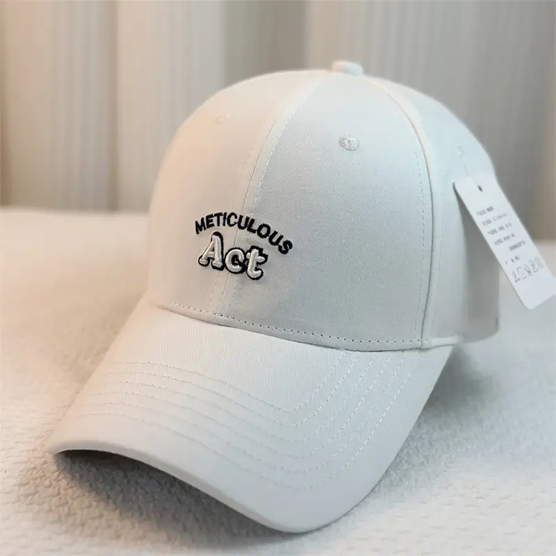 Pink Embroidered Baseball Cap for Women All Season - Image 2